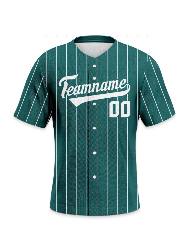 Classic Baseball Stripe Men's Custom Baseball Jerseys - Custom Name & Number (Multi-Color Options) - Image 6