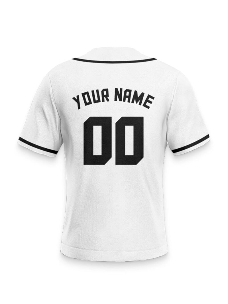 Classic Black & White Baseball Top - Chicago White Sox Custom Design - Image 6