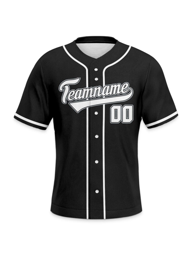 Black/White Baseball Uniform - Chicago White Sox Inspired Jersey - Image 5