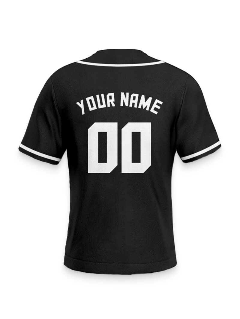 Black/White Baseball Uniform - Chicago White Sox Inspired Jersey - Image 6